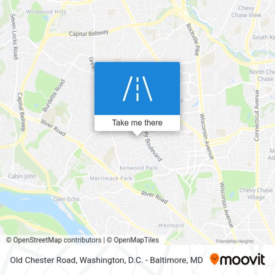 Mapa de Old Chester Road