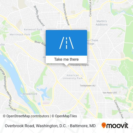 Mapa de Overbrook Road