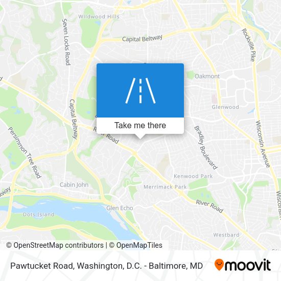 Pawtucket Road map