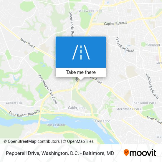 Pepperell Drive map
