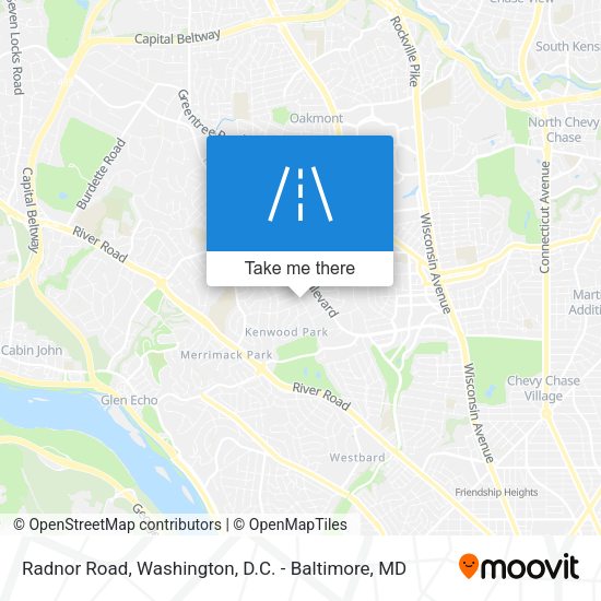 Mapa de Radnor Road