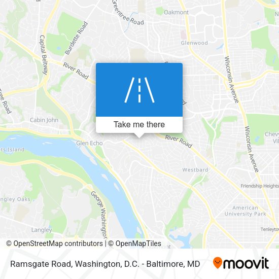Ramsgate Road map
