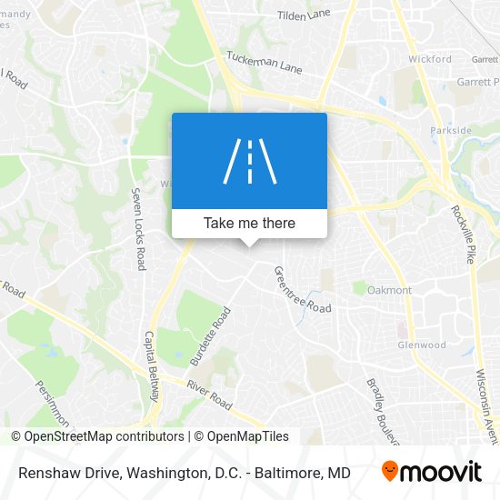 Mapa de Renshaw Drive