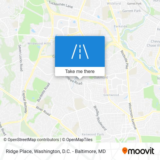 Mapa de Ridge Place