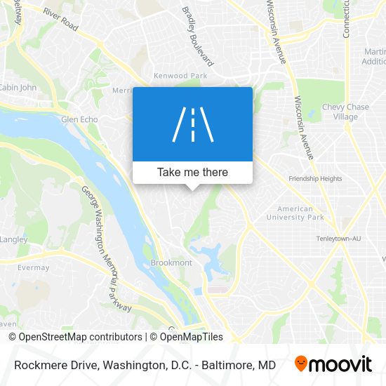 Rockmere Drive map