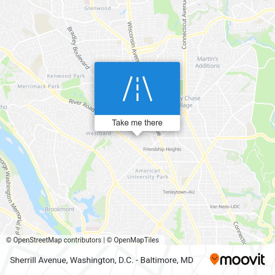 Mapa de Sherrill Avenue