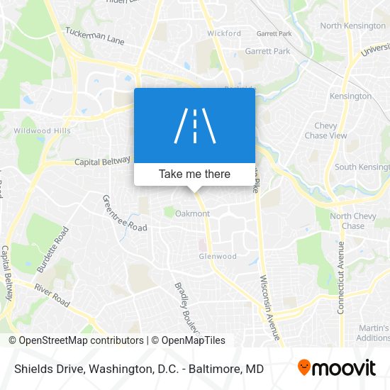 Shields Drive map