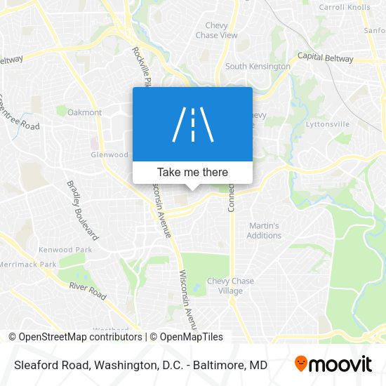 Mapa de Sleaford Road