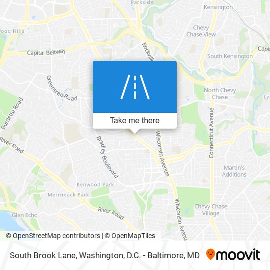 South Brook Lane map