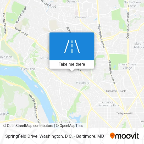 Springfield Drive map