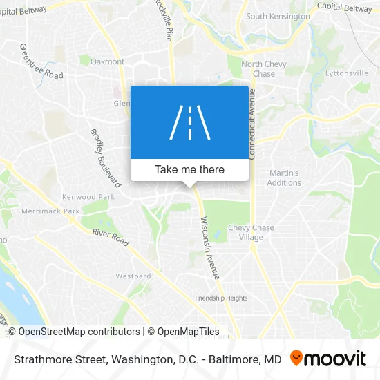Strathmore Street map