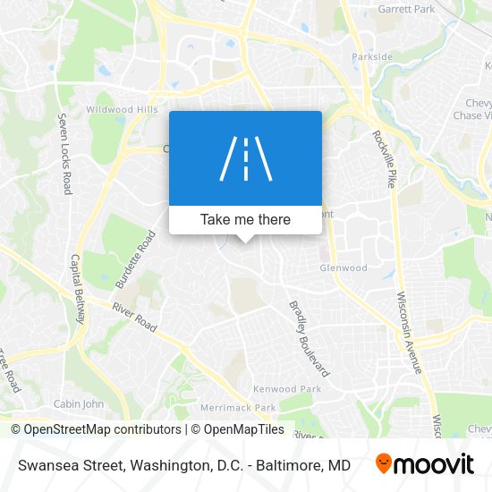 Mapa de Swansea Street