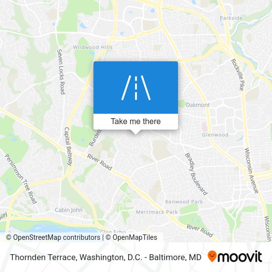 Mapa de Thornden Terrace