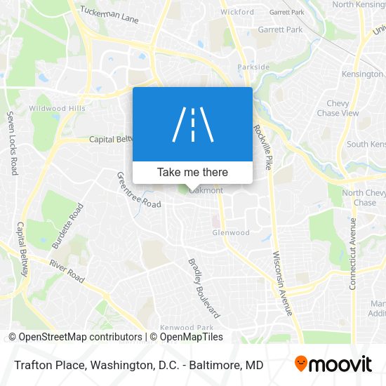 Trafton Place map