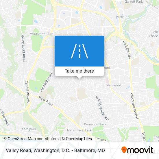 Valley Road map