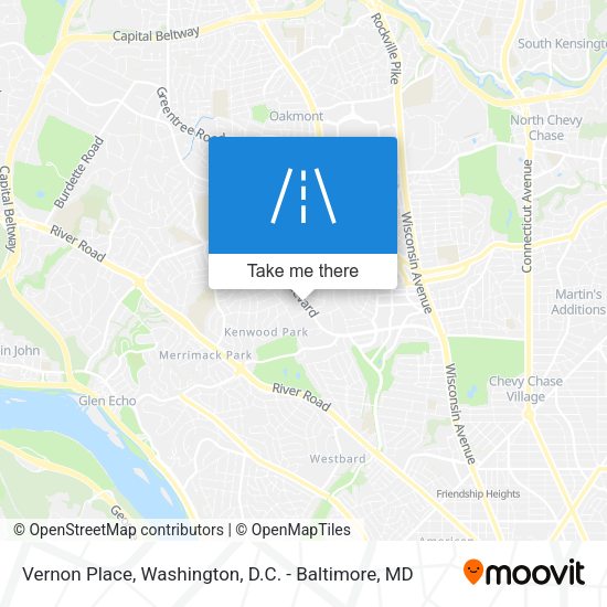 Vernon Place map