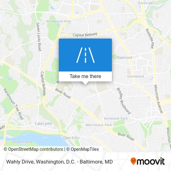 Wahly Drive map