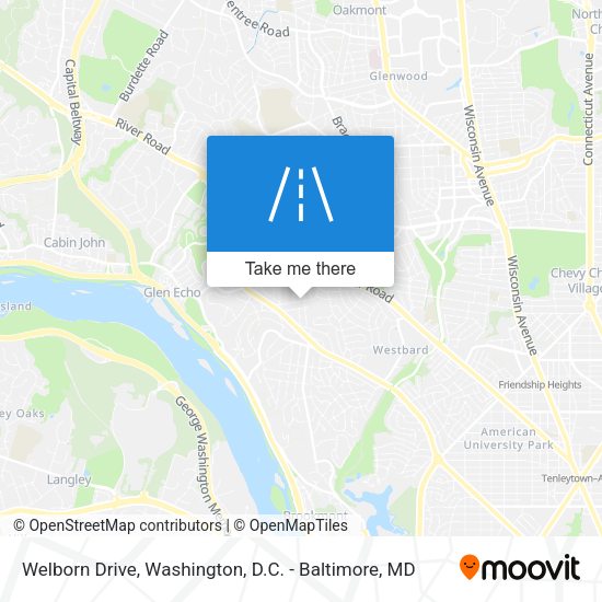 Welborn Drive map