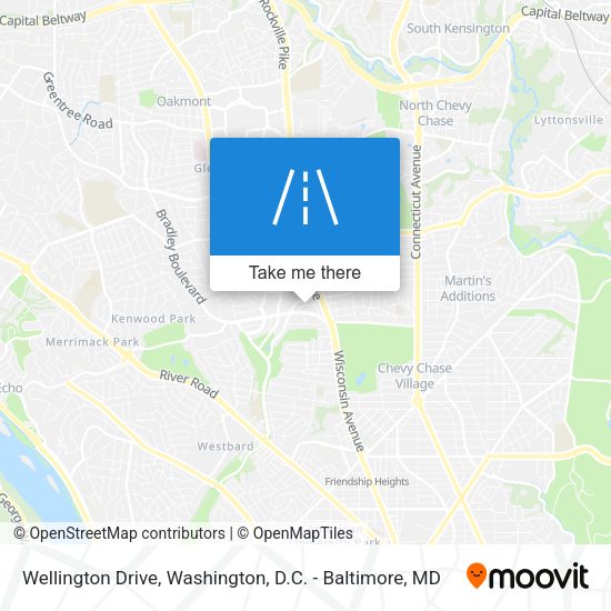 Wellington Drive map