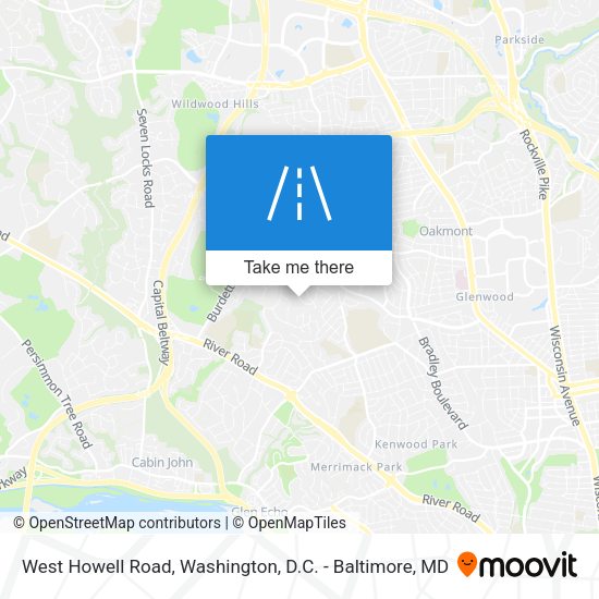West Howell Road map