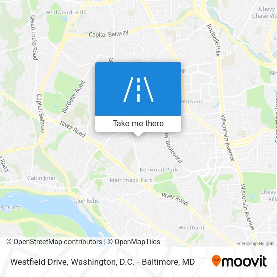 Westfield Drive map