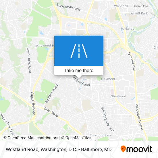 Westland Road map