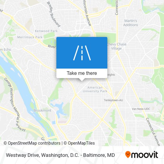 Westway Drive map