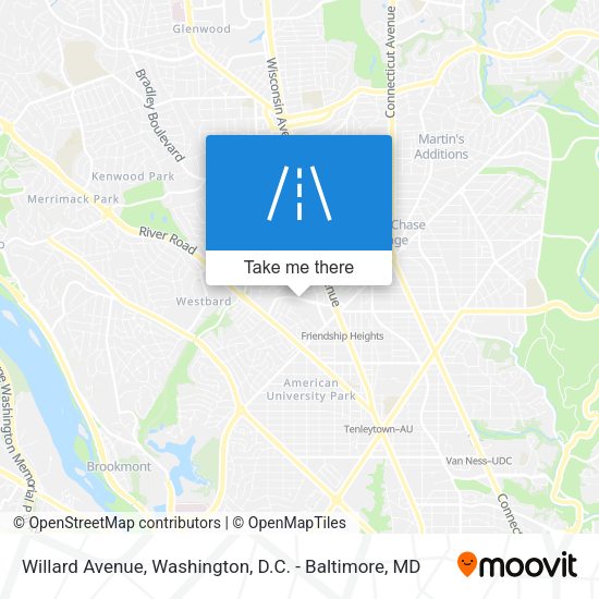Willard Avenue map