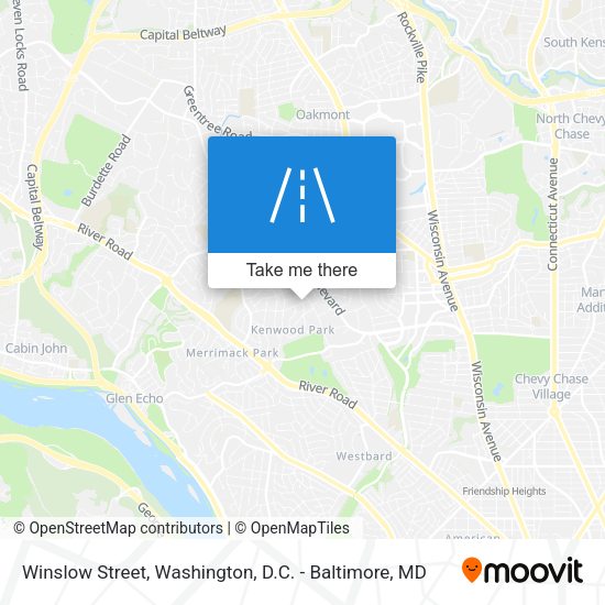 Winslow Street map