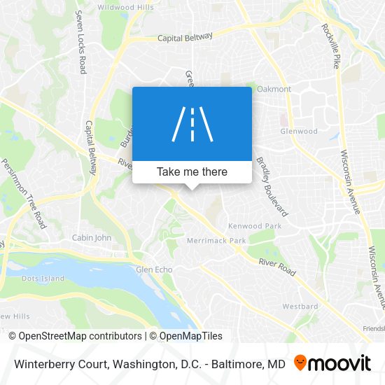 Winterberry Court map