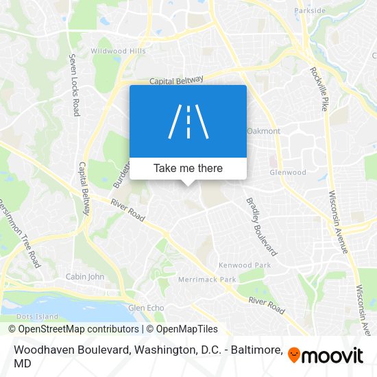 Woodhaven Boulevard map