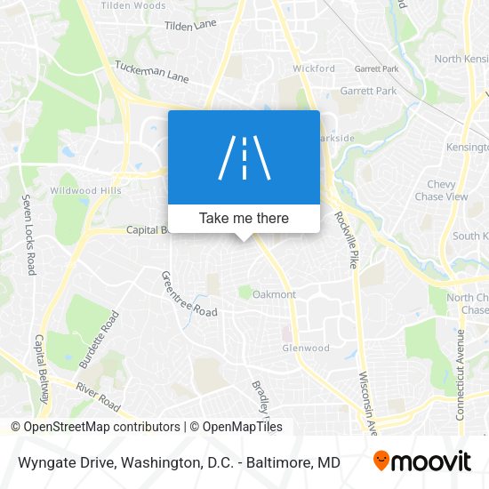 Wyngate Drive map