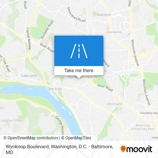 Wynkoop Boulevard map