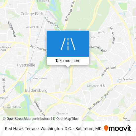 Red Hawk Terrace map