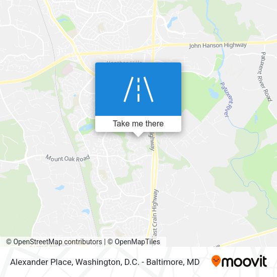 Mapa de Alexander Place