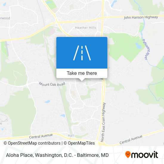 Aloha Place map