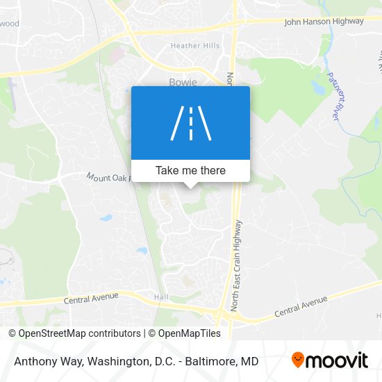 Anthony Way map