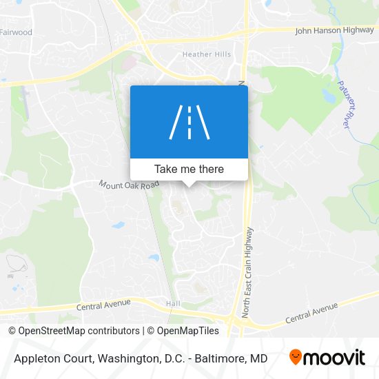 Mapa de Appleton Court