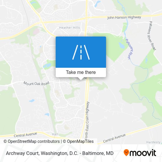Mapa de Archway Court