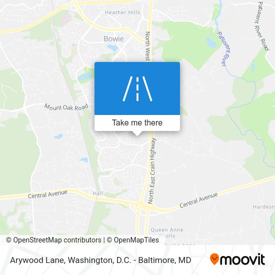 Arywood Lane map