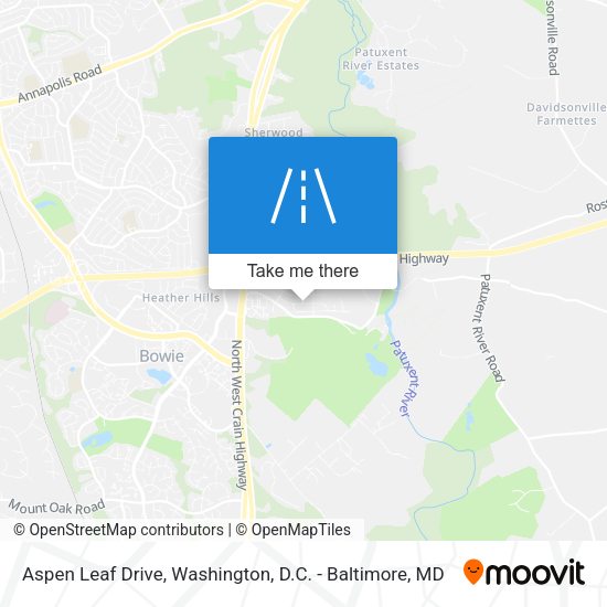 Aspen Leaf Drive map