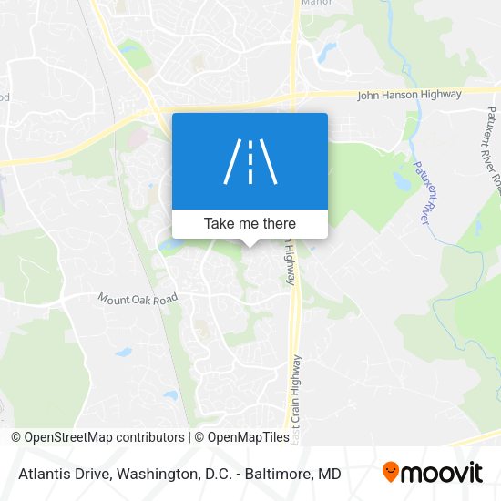 Atlantis Drive map