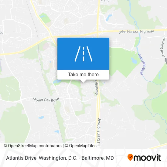 Atlantis Drive map