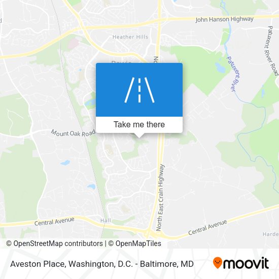 Aveston Place map