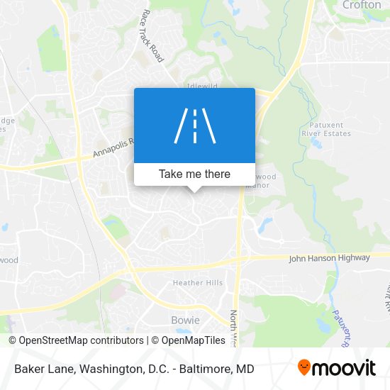 Mapa de Baker Lane