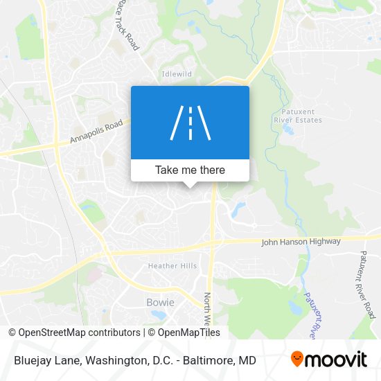 Bluejay Lane map