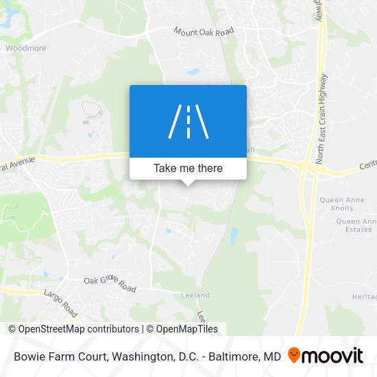 Mapa de Bowie Farm Court