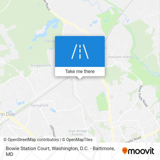 Bowie Station Court map