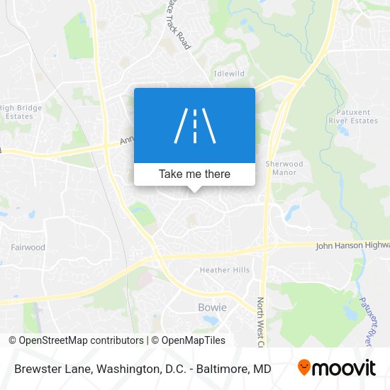 Brewster Lane map