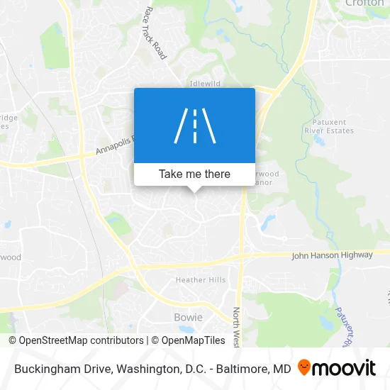 Buckingham Drive map